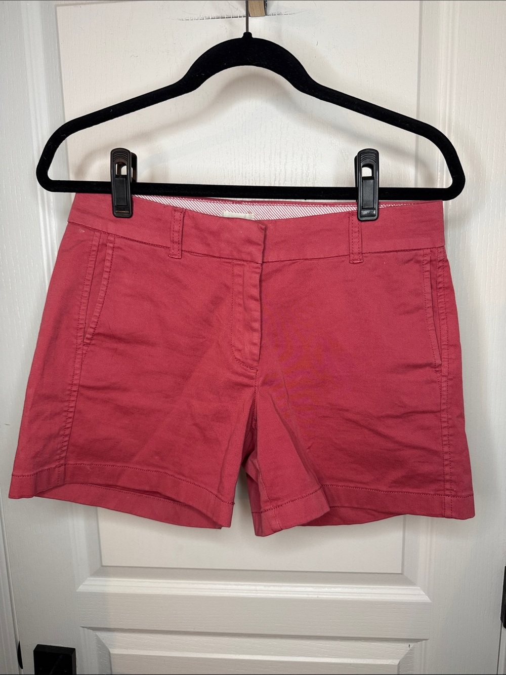 J. Crew Cotton Bermuda Shorts in Rose